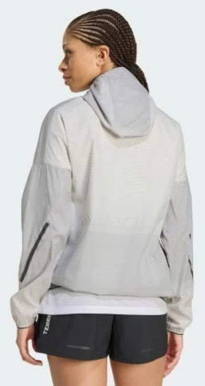 Moteriška vėjo striukė adidas TERREX Xperior, juoda ir balta