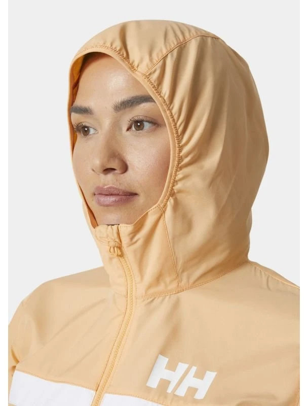 Moteriška vėjo striukė Helly Hansen Salt Stripe, oranžinė