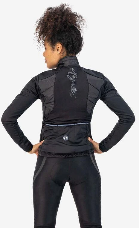 Moteriška žieminė kamšyta juoda striukė XL Rogelli