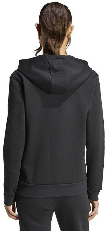 Moteriškas adidas Entrada 26 džemperis su pilnu užtrauktuku, juodas KF5939