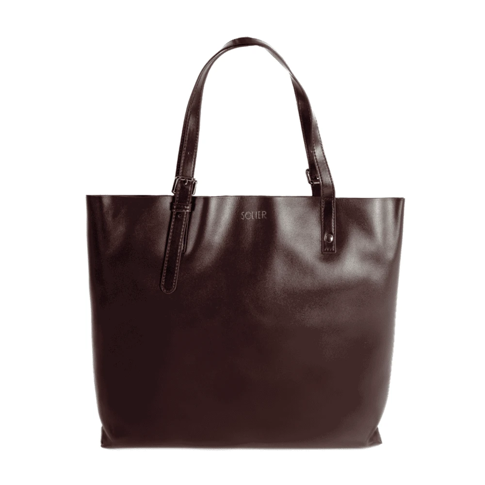 Moteriška shopper rankinė Solier FL32 Tivora – bordo