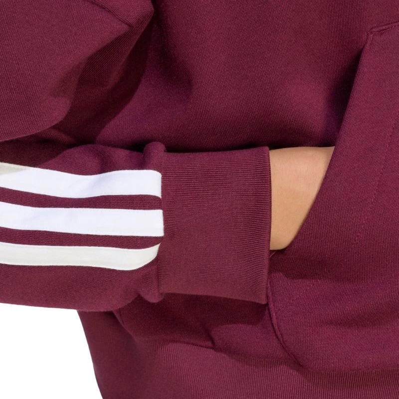 Moteriškas džemperis adidas Essentials 3-Stripes, bordo