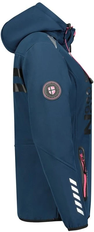 Moteriškas džemperis Geographical Norway, tamsiai mėlynas ir rožinis