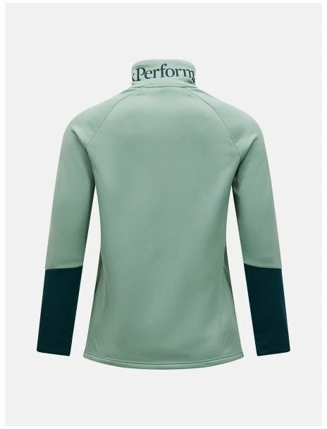 Moteriškas džemperis Peak Performance Rider Essentials Midlayer Zip Jacket, žalias