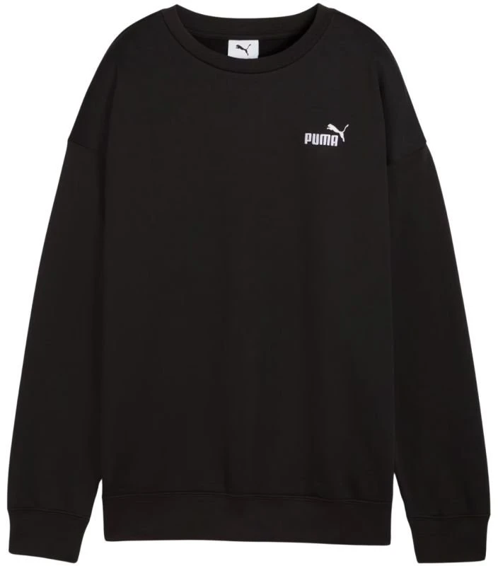 Moteriškas džemperis Puma ESS Small No. 1 Logo Relaxed Crew, juodas