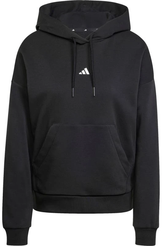 Moteriškas džemperis su gobtuvu adidas Essentials Small Logo Feel Cozy, juodas