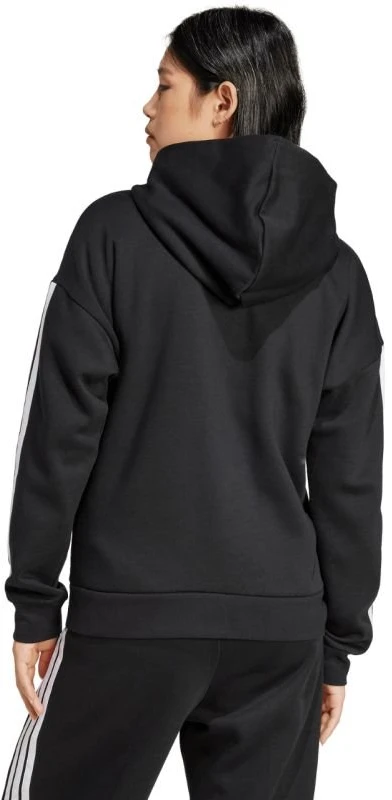 Moteriškas džemperis su gobtuvu ir užtrauktuku adidas Essentials 3 Stripes