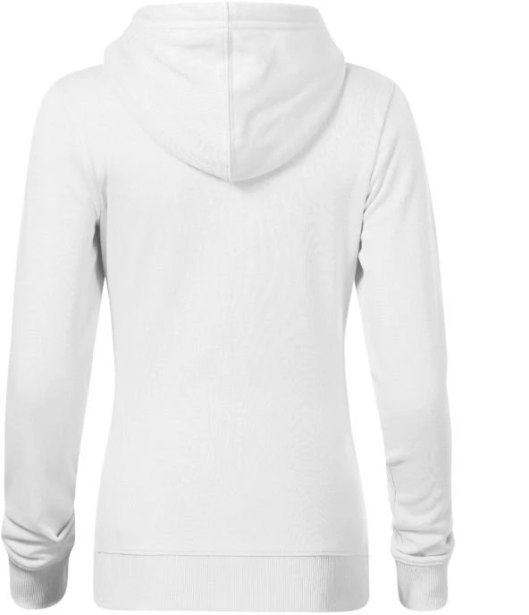 Moteriškas džemperis su gobtuvu Malfini Break, baltas