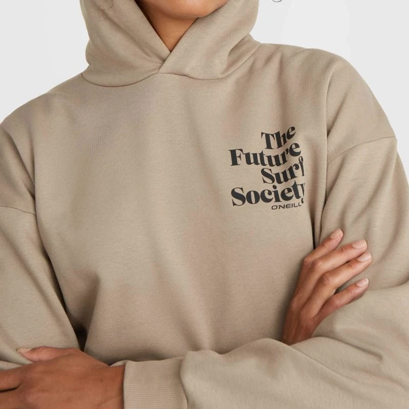 Moteriškas džemperis su gobtuvu O'Neill Future Surf Society, smėlio