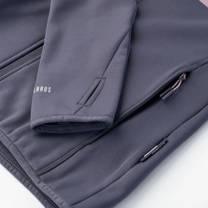 Moteriškas džemperis su užtrauktuku per visą ilgį Elbrus