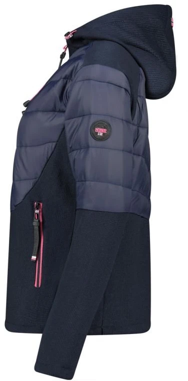 Moteriškas flisinis džemperis Geographical Norway Trendy, tamsiai mėlynas