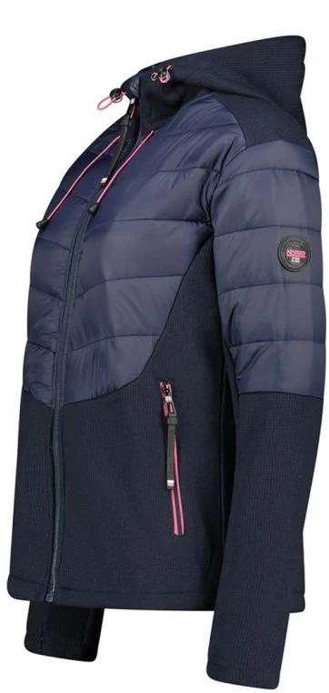 Moteriškas flisinis džemperis Geographical Norway Trendy, tamsiai mėlynas