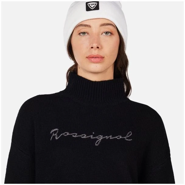 Moteriškas golfas Rossignol Signature, juodas