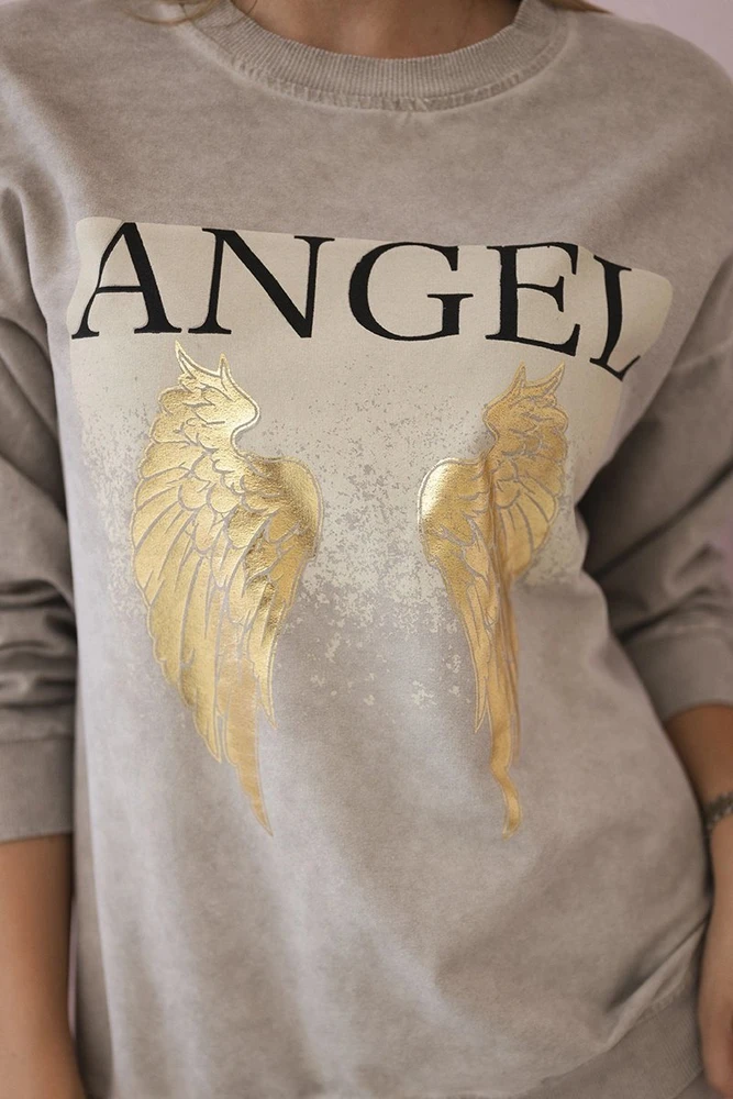 Moteriškas komplektas Angel, smėlio spalvos