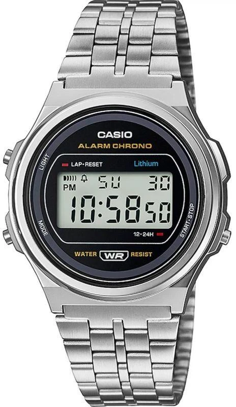 Moteriškas laikrodis CASIO A171WE-1AEF + DĖŽUTĖ