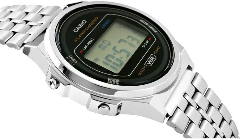 Moteriškas laikrodis CASIO A171WE-1AEF + DĖŽUTĖ