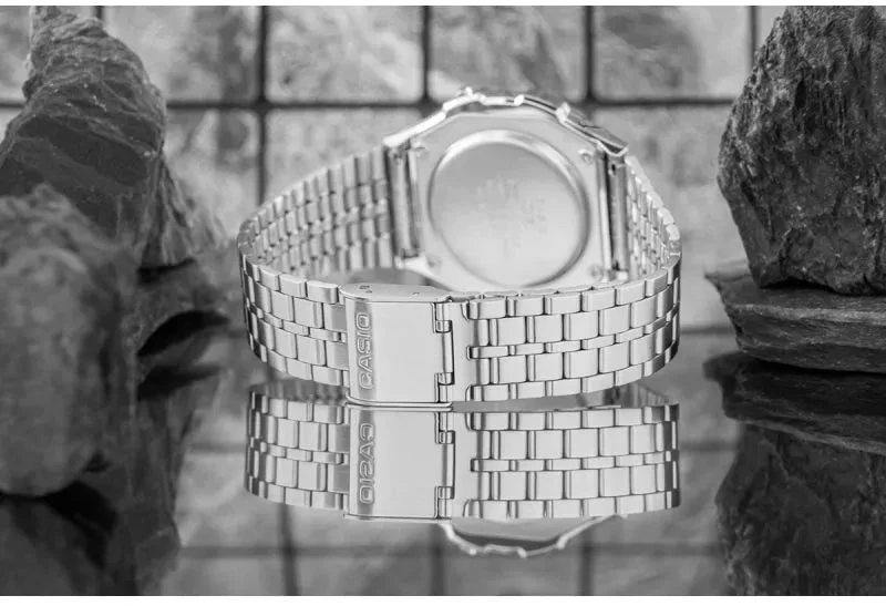 Moteriškas laikrodis CASIO A171WE-1AEF + DĖŽUTĖ