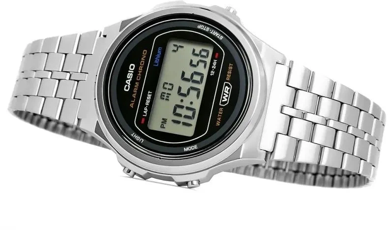 Moteriškas laikrodis CASIO A171WE-1AEF + DĖŽUTĖ