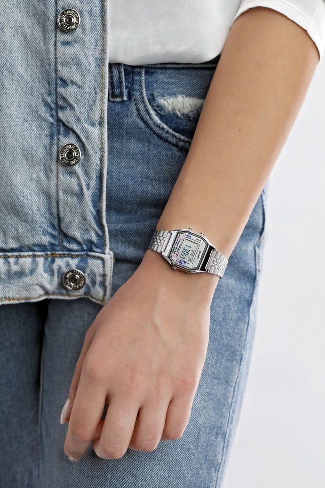 Moteriškas laikrodis CASIO Collection Retro LA680WA-4CDF