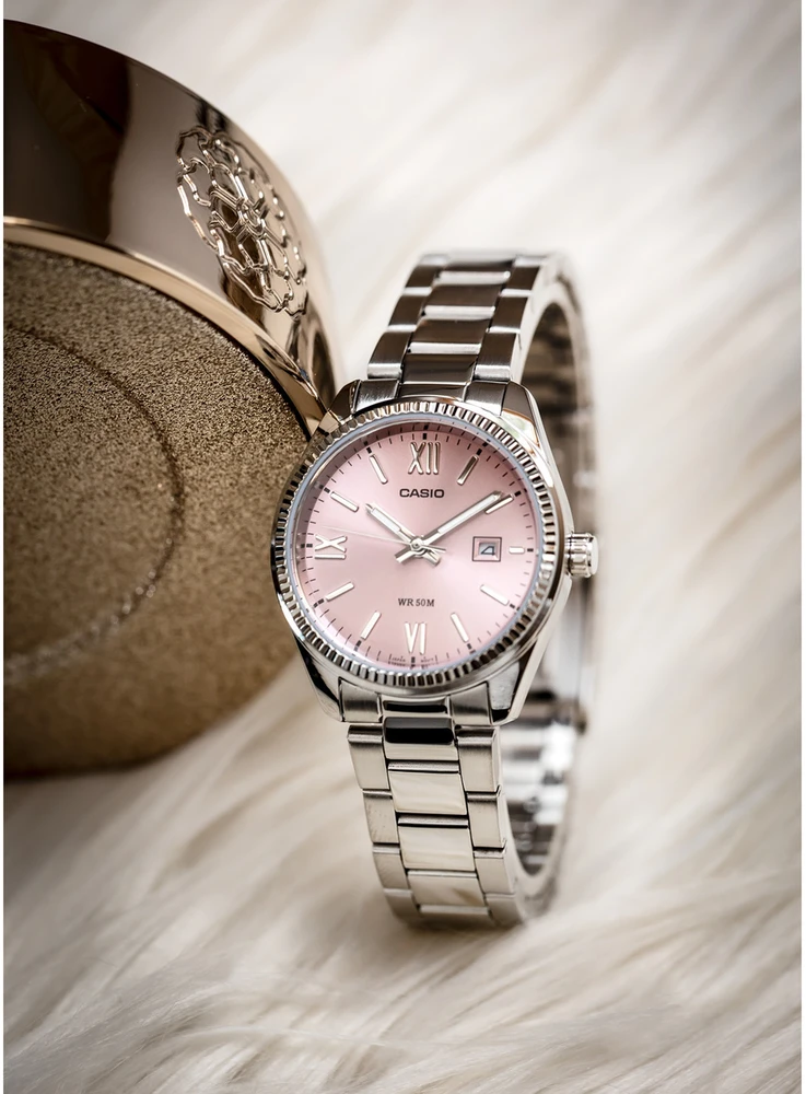 Laikrodis CASIO LTP-1302DD-4A1VDF WOMEN'S WATCH (zd521f) + BOX