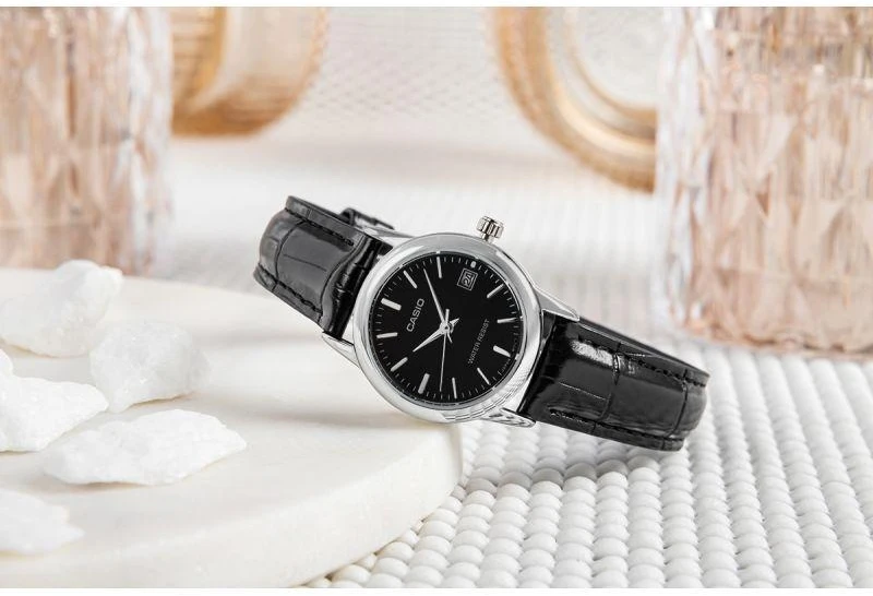 Laikrodis moterims CASIO LTP-V002L 1AUDF (zd584c) + dėžutė