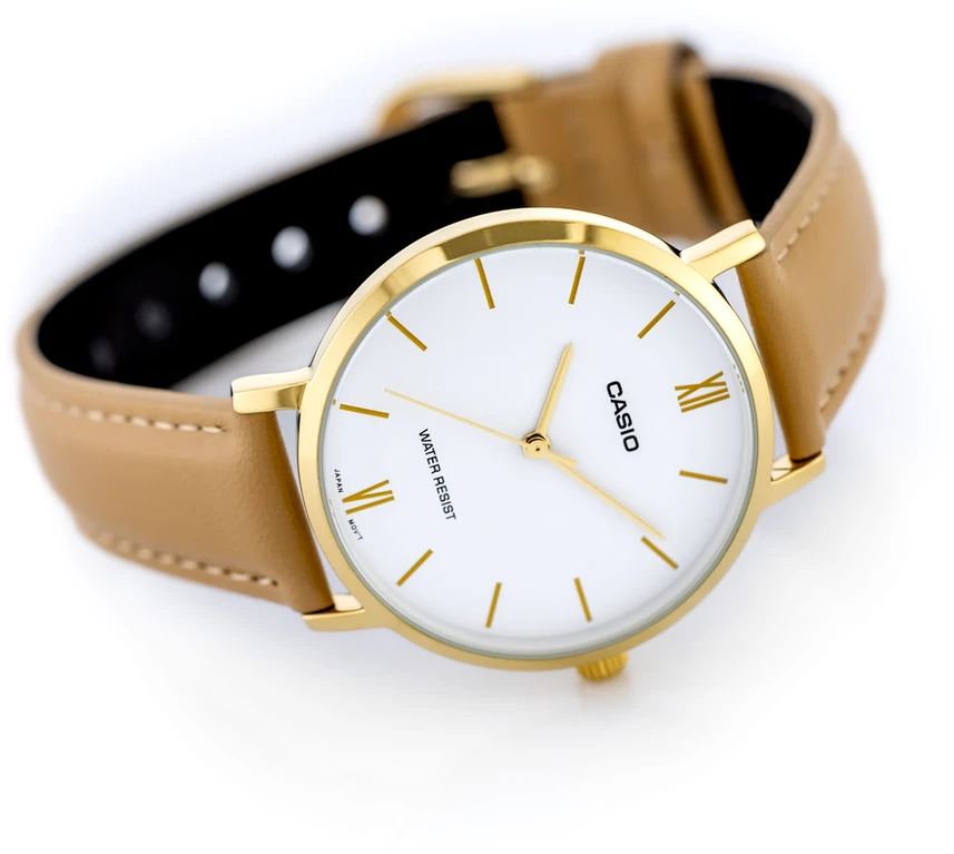 CASIO LTP-VT01GL-7B moteriškas laikrodis + dėžutė (zd634b)