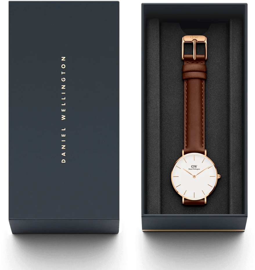 DANIEL WELLINGTON klasikinis mažas moteriškas laikrodis DW00100175 32 mm
