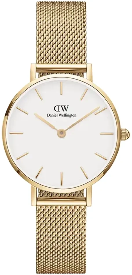 Laikrodis DANIEL WELLINGTON WOMEN'S WATCH DW00100350 - Petite Evergold 28mm