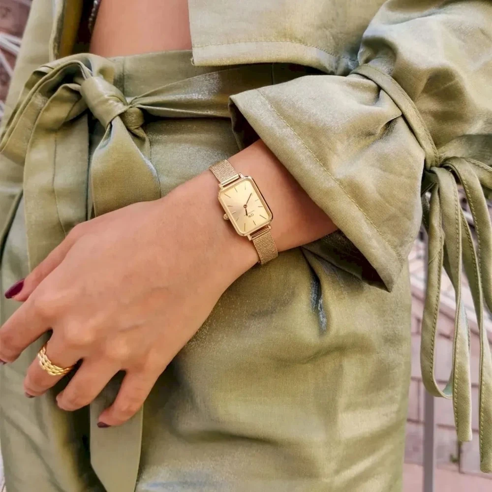 DANIEL WELLINGTON MOTERIŠKAS LAIKRODIS DW00100485 - QUADRO (zw505f)