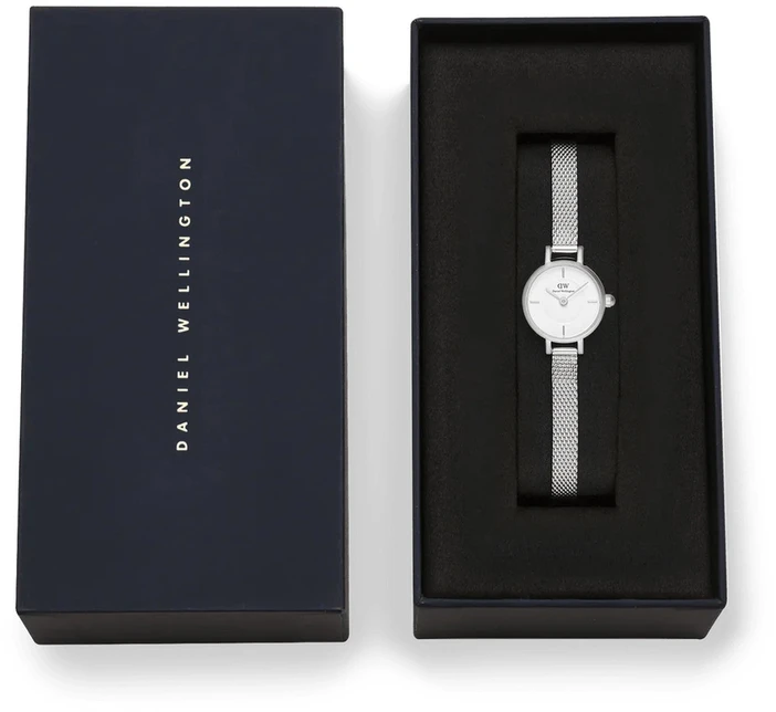 Moteriškas laikrodis DANIEL WELLINGTON Petite Mini Stainless Steel 19mm DW00100746 + BOX (zw523a)