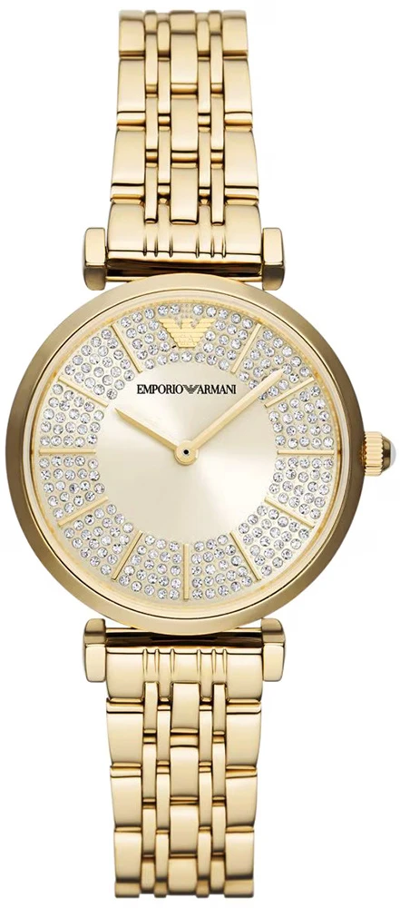 Moteriškas laikrodis EMPORIO ARMANI AR11605 - GIANNI T-BAR (zi512f) + BOX