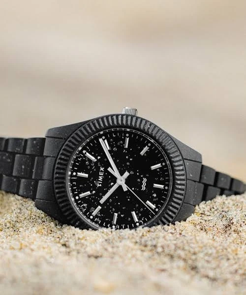 Moteriškas laikrodis TIMEX Legacy Ocean 37 mm, perdirbtas plastikas, modelis TW2V77000