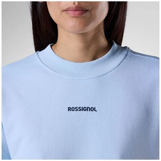 Moteriškas medvilninis džemperis Rossignol Logo CN, mėlynas