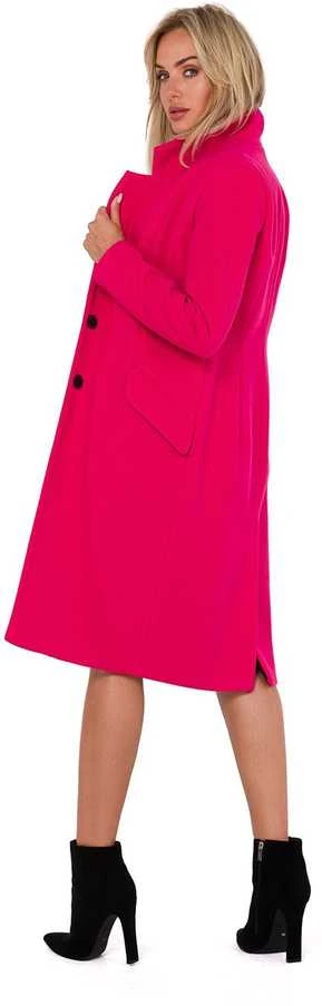 Moteriškas paltas MOE758 Fuchsia - Moe
