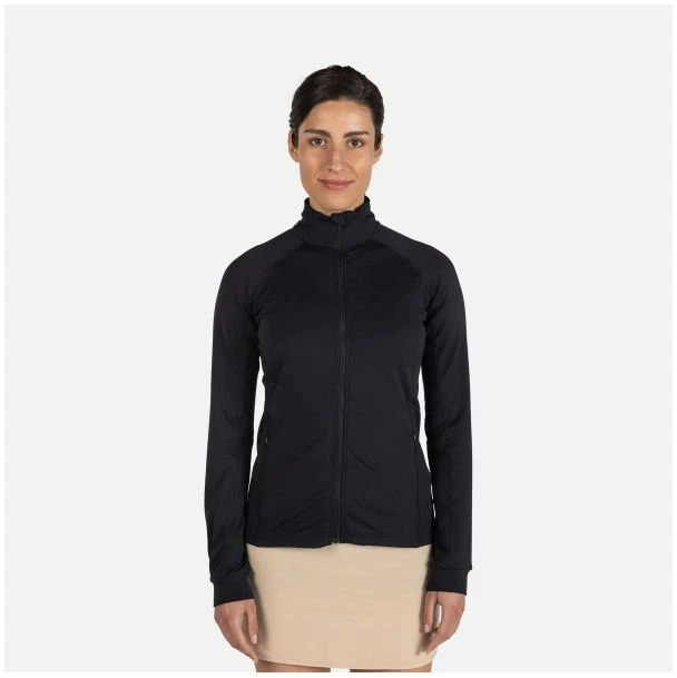 Moteriškas plonas džemperis Rossignol Mid Layer Thin, juodas