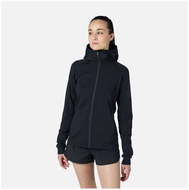 Moteriškas plonas tamprus džemperis Rossignol Thin Midlayer, juodas