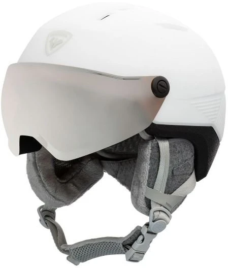 Moteriškas slidinėjimo šalmas Rossignol Fit Visor Impacts, baltas