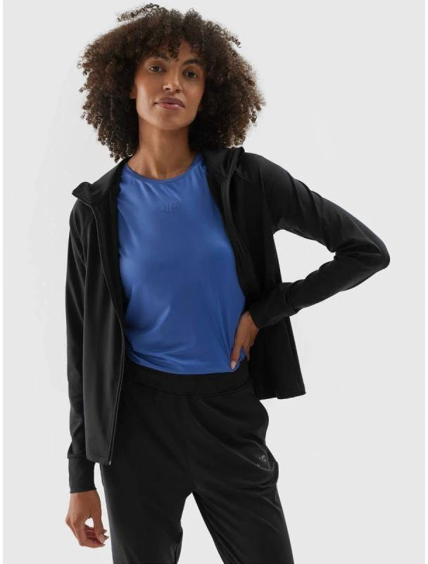 Moteriškas slim fit, greitai džiūstantis, treniruočių džemperis 4F 4FWAW24TFSWF406-20S