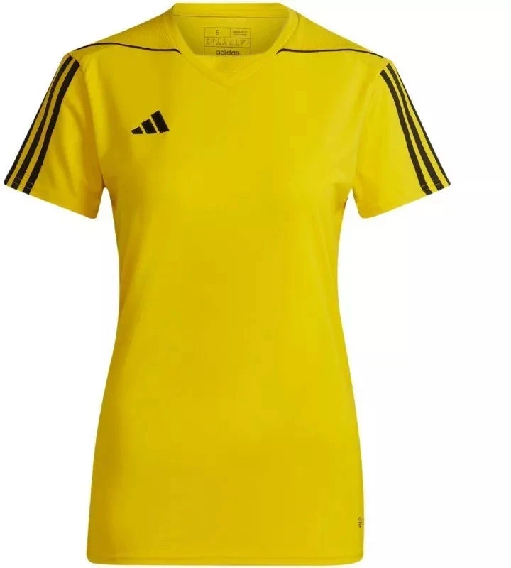 Moteriški adidas Tiro 23 Lygos marškinėliai geltoni HR4614