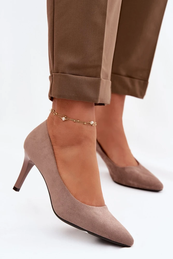 Moteriški aukštakulniai iš ekologiškos zomšos Step in style