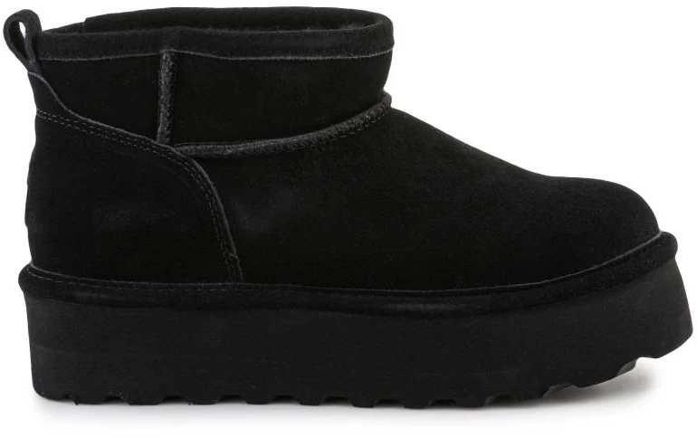 Moteriški aulinukai Bearpaw Retro Shorty, juodi