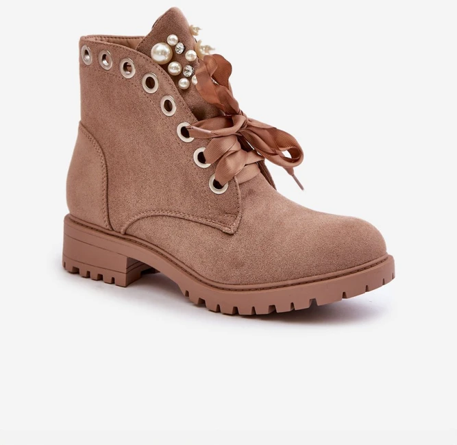 Moteriški aulinukai su putų pašiltinimu Step in style, smėlio
