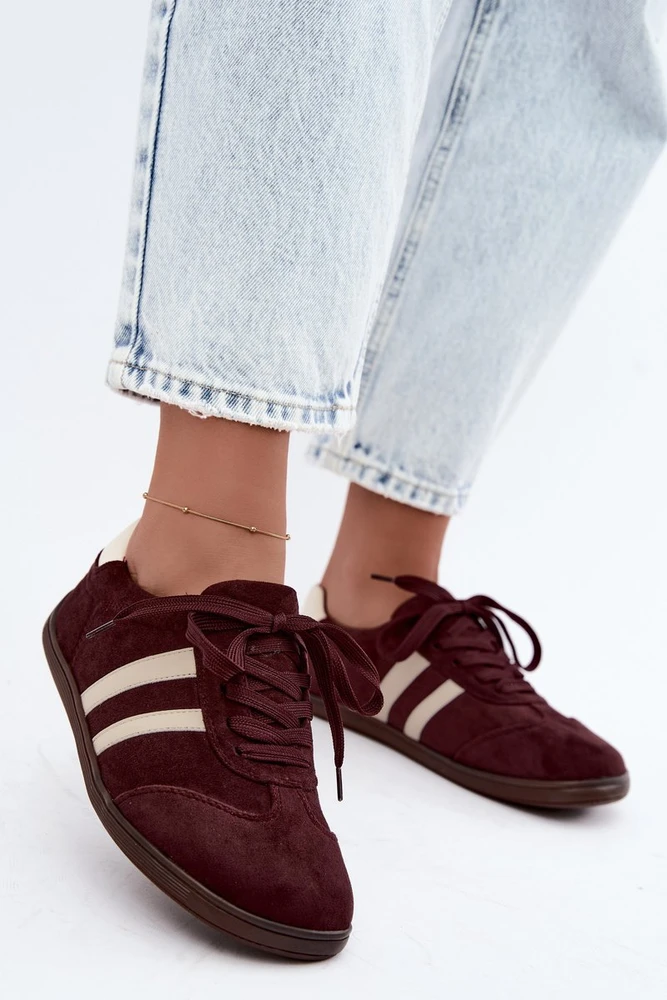 Moteriški barefoot tipo sportbačiai, bordo