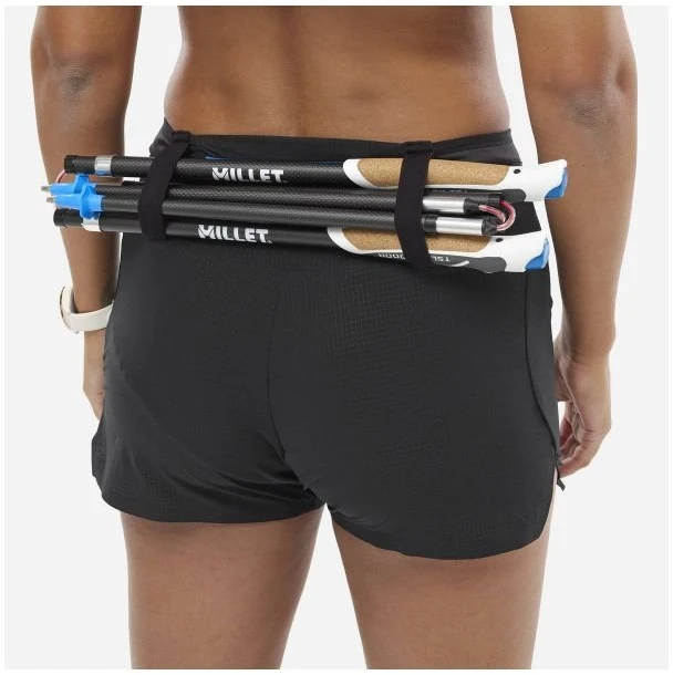Moteriški bėgimo bekele šortai Millet Intense Pro Light, juodi