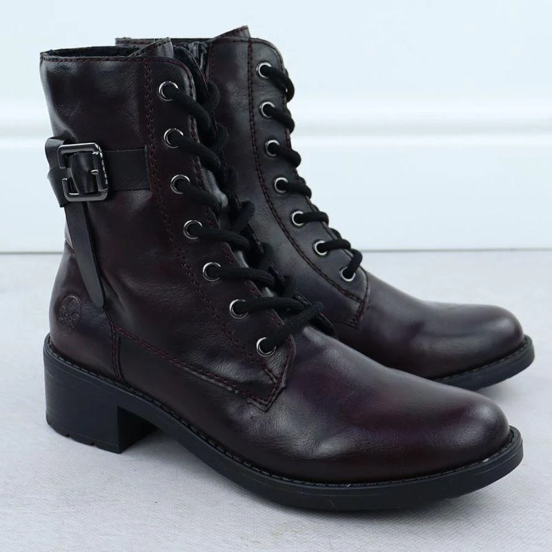 Moteriški bordo aulinukai su sagtimi Rieker 75431-35