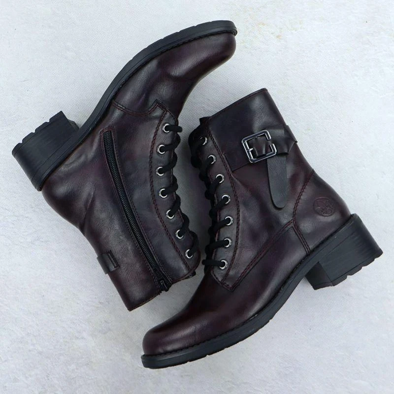 Moteriški bordo aulinukai su sagtimi Rieker 75431-35