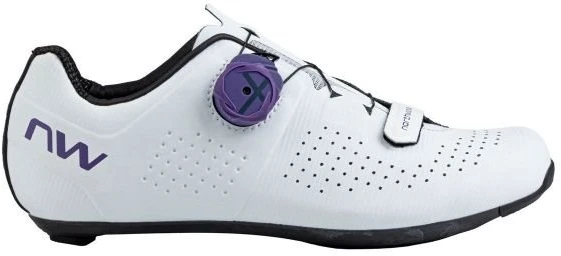 Moteriški dviratininko bateliai Northwave Storm Carbon, balti