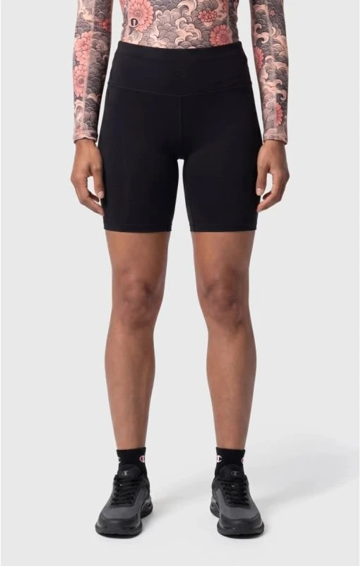 Moteriški dviratininko šortai Champion Biker Pants, juodi