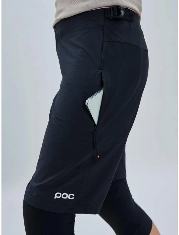 Moteriški dviratininkų šortai POC Motion Air, juodi