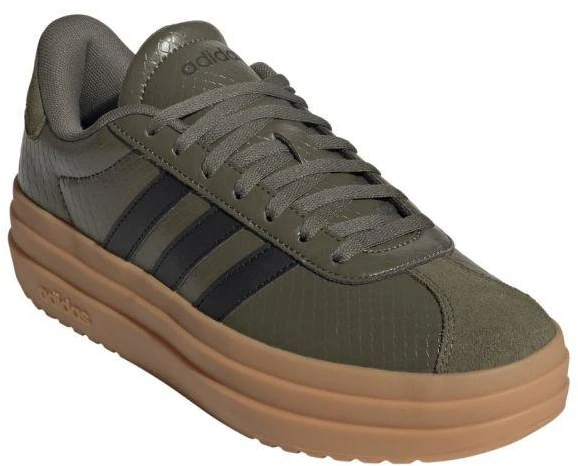 Moteriški laisvalaikio bateliai Adidas VL Court Bold, alyvuogių spalvos, IH9138